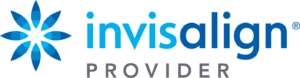Invisalign® Provider Two-Toned Blue Logo with Transparent Background